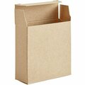 Lavex 3 1/2'' x 2 1/2'' x 5 1/2'' Kraft Reverse Tuck Carton, 250PK 442BOX45RTL